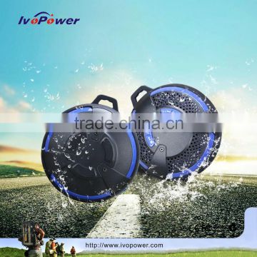 Most pouplar IPX4 waterproof stereo sound fashionable music mini bluetooth speaker