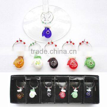 2016 Whole Christmas Wine Glass Charms party favor festival charms