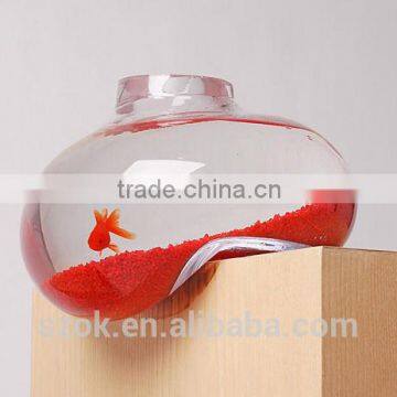 clear acrylic 2014 new style countertop fish tank for home decoration wholesale
