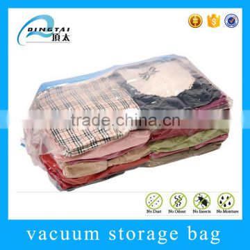 Compressed 75% space air lock cube vacuum packaging bag