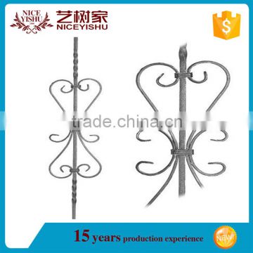 forged panel decoration for fence and gate wrought iron components