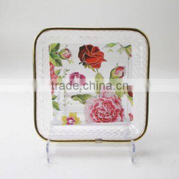 plastic transparent tray