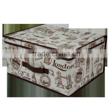 Large Lid Dustproof Sturdy PrInted Cardboard Storage Box , Cheap Shoes T-shirt Cardboard Storage Box