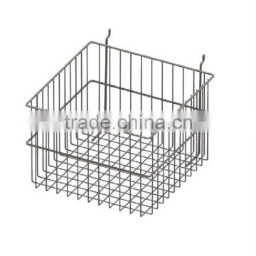 Slatwall wire basket
