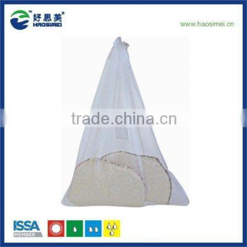Industrial white net washing bag