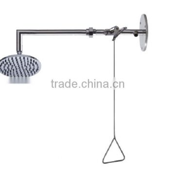 Laboratory Wall Mounted Stainless Steel Safety Shower for Wholesale