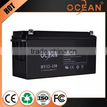 Assurance great quality 12v 150ah high capacity deep cycle battery 12v