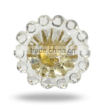 Glass Small Beads Clear Knob