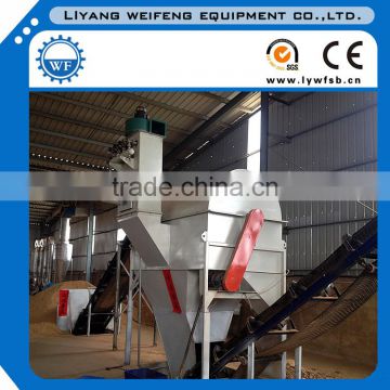 cylinder drum precleaner for sawdust wood chips