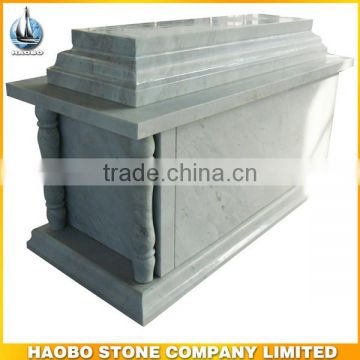 Mausoleum in white marble of top quality from haobostone company limited