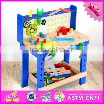 2016 new design children wooden tool play set toy W03D073