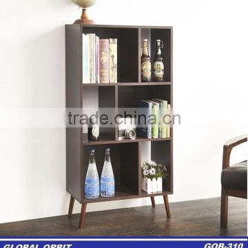 Hot sale high quality DIY furniture wooden open Shelving Bookcase