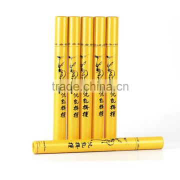 High quality Agarwood incense without sticks in yellow cylinders