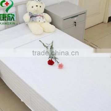 Thick polyester hospital bedding linens, cotton linens for medical care