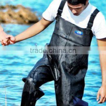 oem waterproof chest high waders fishing pant/ear anti-power special thick pants