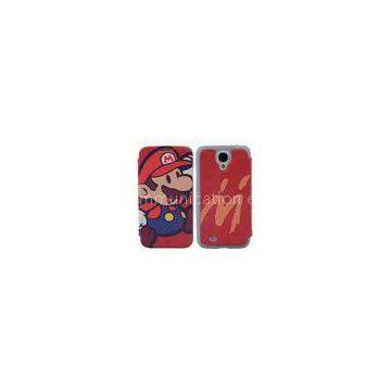 Frosted Shell Samsung Leather Phone Cases , Mario phone Cover