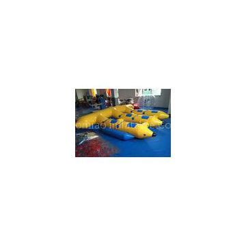 Water Games Inflatable Fly Fishing Boats , Inflatable Banana Boat Towables