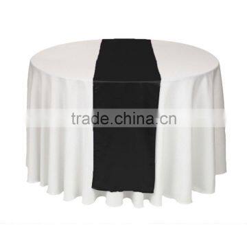 New designed pointed satin table runners for Wedding Decoration