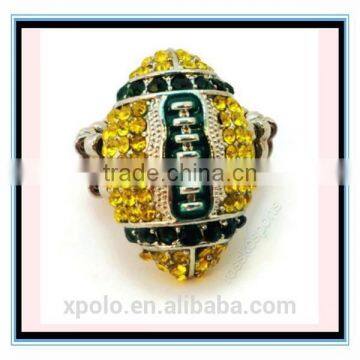 Factory price High quality fashion design hot sale wholesale football team ring