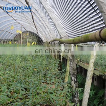 greenhouse used pe plastic film products black white shading film waterproof poly sun shade sheet
