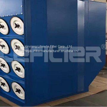 Supply cartridge pulse cleaning dust collector