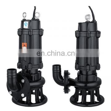 200m3/h electric centrifugal non clog sewage water usage 30hp submersible pump