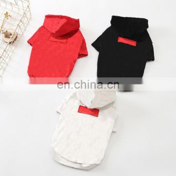 Senior brand Pet dog bulldog fleece thicker hoodie Pure cotton elastic Clothes