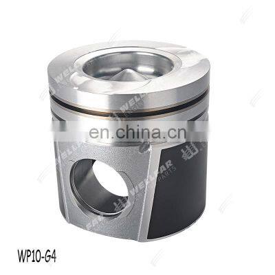 Factory truck piston 126mm for WP10 machine engine part.