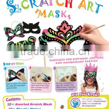 Scratch Art Mask Kit 10 Pack