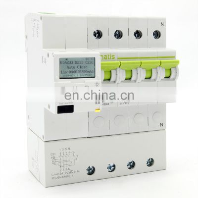 Rcbo Earth Leakage Type Under Voltage Protection Circuit Breaker Single Pole 25A RCCB RCBO breaker circuit mcb