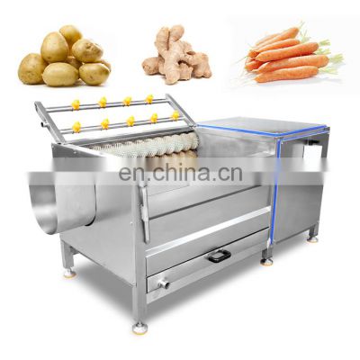 SUS304 Root Vegetable/Round Fruit/Potato/Carrot/Cassava/Taro/Sweet Potato Washing/Washer/Peeling/Peeler Machine for Factory