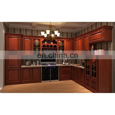 CBMMART customized 3D high quality wholesale pvc design modern kitchen cabinet