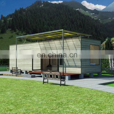 Luxury European Container House with Bathroom and Kitchen Flatpack Container House Wall Cladding Patio