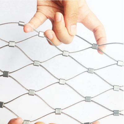 Stainless steel rope net, anti-falling net, fence, active slope protection net