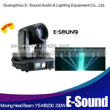 New design moving light 16CH 230w stage moving head beam light
