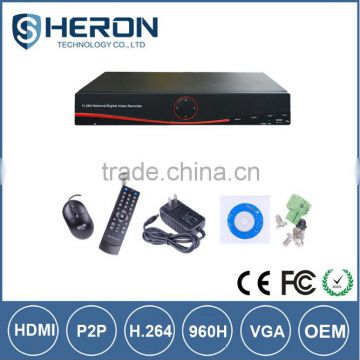 Recording AHD DVR 1080P Iphone Android Online View 4CH DVR with 4 in 1 function