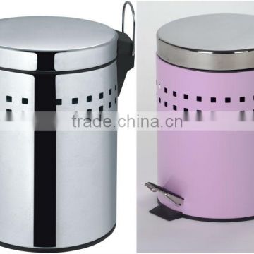eco can dust bin stainless steel dustbin bucket foot pedal