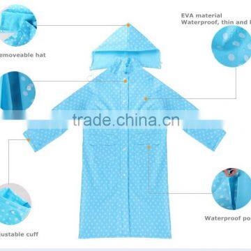 Plastic Adult Women Fashion EVA Raincoats