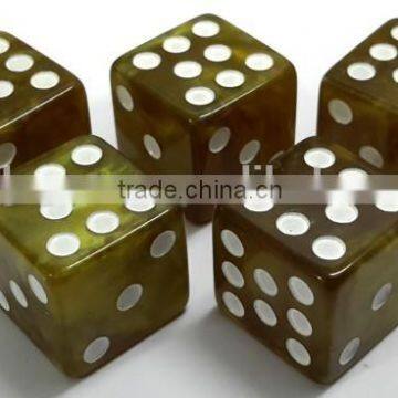 High quality resin hybrid translucent dice