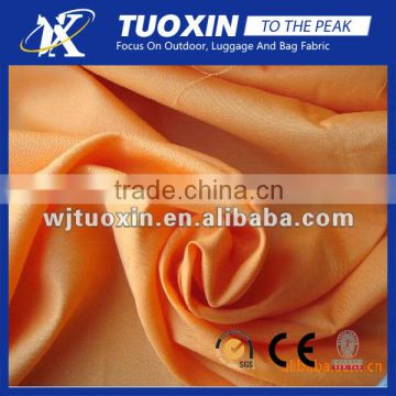 310T excellent orange pongee lining fabric