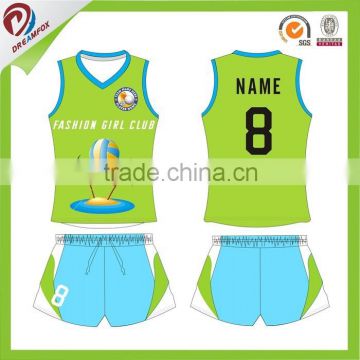 plain new style design your own volleyball jersey