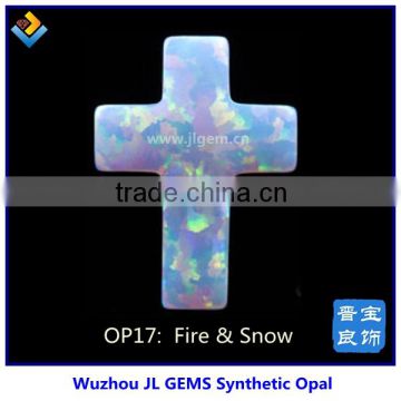 2015 New Products Wholesale Price Fire & Snow Cross Opal For Sale