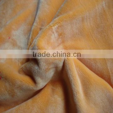 polyester with good spandex tricot one side brush super soft hand wholesale spandex fabric