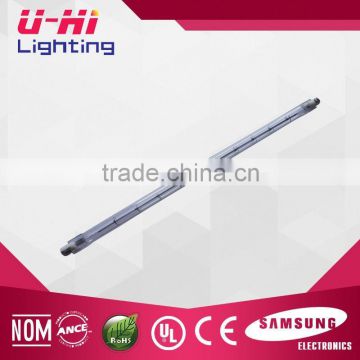 halogen heating lamp (with reflector surface) heater tube