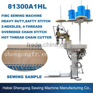 SHENPENG 81300 A1HL Double Needle Four Thread Safely Stitch Made-In-China Sewing Machine