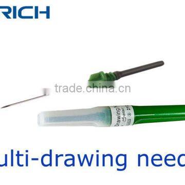 medical supply multi-drawing needles