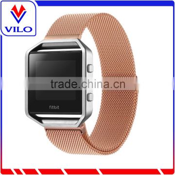 factory wholesales Stainless Steel Smart Watch Band Chain for fitbit