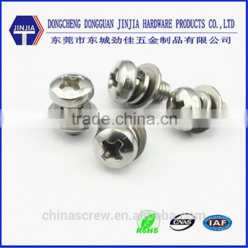 cross recess pan head electronic screws with washer