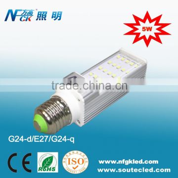 CE RoHS E27 PL LED Light 5W for LED Down Light