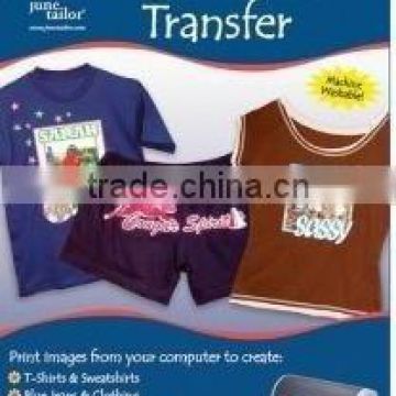 Iron on Transfer paper (T-shirt Heat Transfer Paper For Dark Color Fabric)